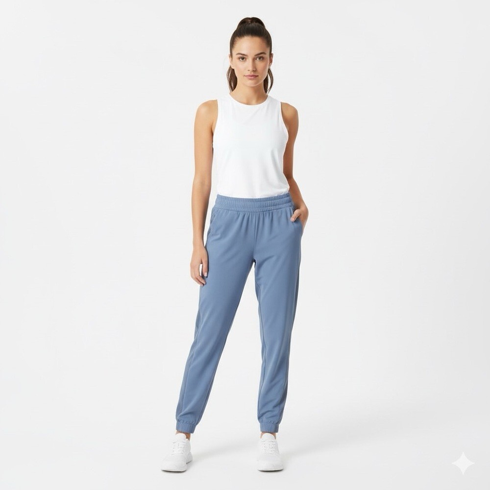 Athleta Brooklyn Jogger Women’s 8T Tall Light Blue Cottage Blue 530631